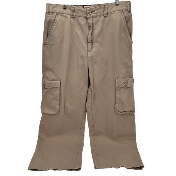 Adirondack Trading Pants Mens 38 (36x29 ACTUAL) Cargo Khaki Tan Texture Vintage - Picture 2 of 7